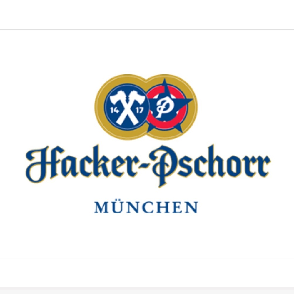 Hacker Pschorr Himmel der Bayern 1 Liter Large Dimpled Glass Beer Stein Munchen - Picture 13 of 15